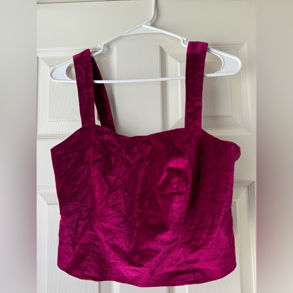 Maeve velvet top